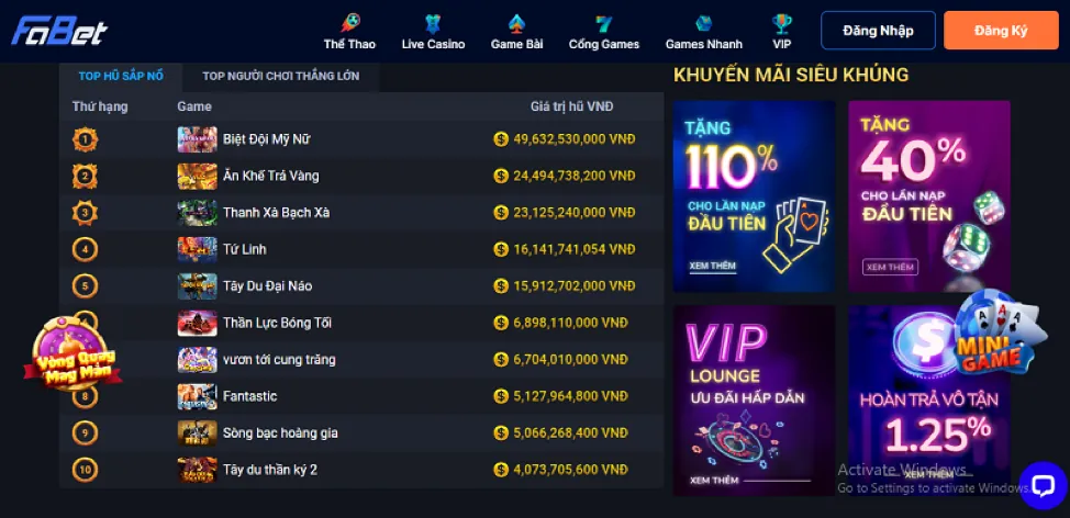 Chương Trình VIP và Khách Hàng Thân Thiết